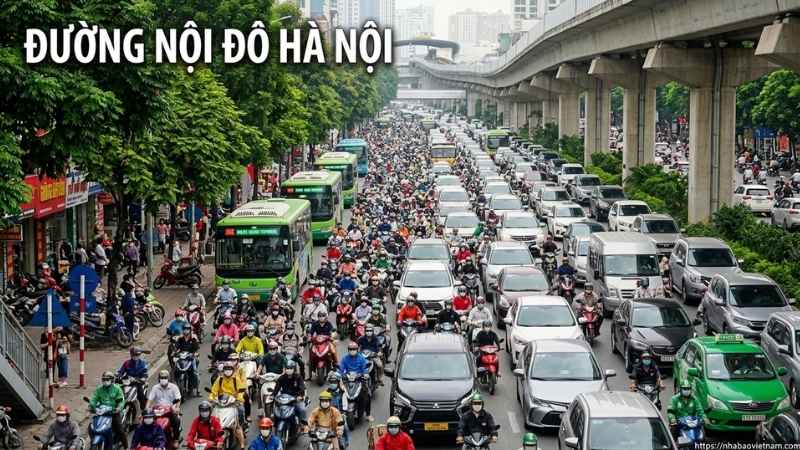 Hà Nội ùn tắc nghiêm trọng, tốc độ nội đô có nơi chỉ 12km/h