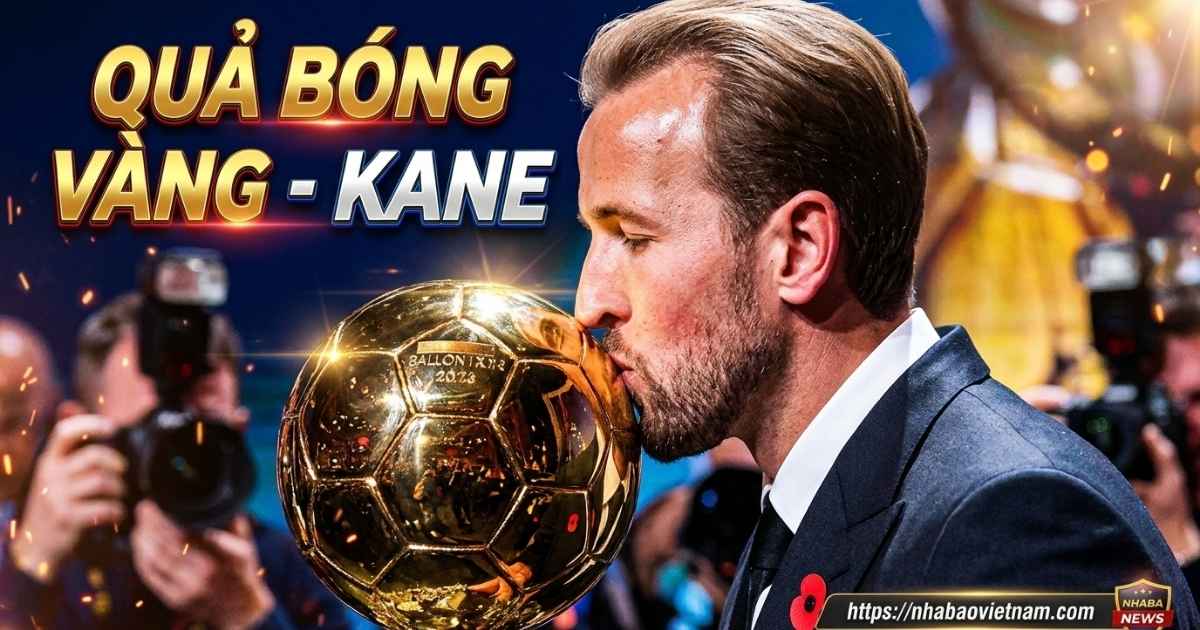 Kane giành Quả bóng vàng 2026: Bayern Munich vỡ òa niềm vui