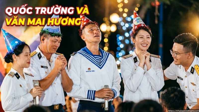 Quốc Trường và Văn Mai Hương thu hút sự chú ý của công chúng